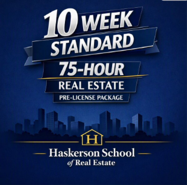 10 Week Standard 75 Hour Real Estate Pre-license Package