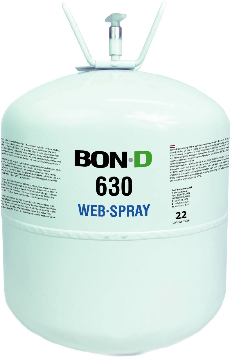 Spuitlijm Webspray, contactlijm in drukvat