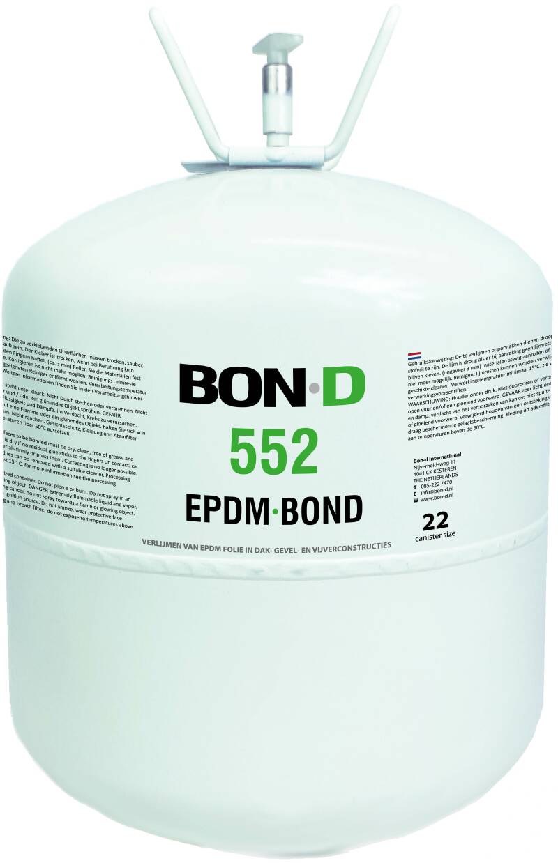 Drukvat spuitlijm voor EPDM