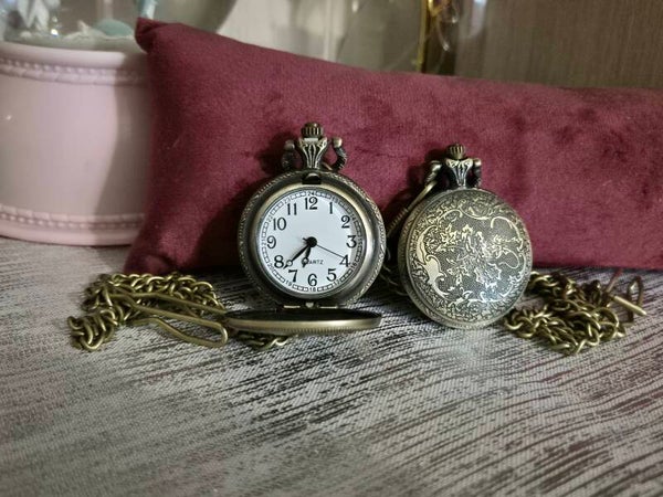 montre a gousset vintage classique avec sa chaine