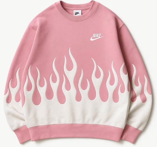 Nike Pink Flame Crewneck (S)