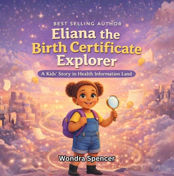 (Pre-Order Now Released Date May 1, 2026) Eliana the Birth Certificate Explorer: A Kids Story in Health Information Land