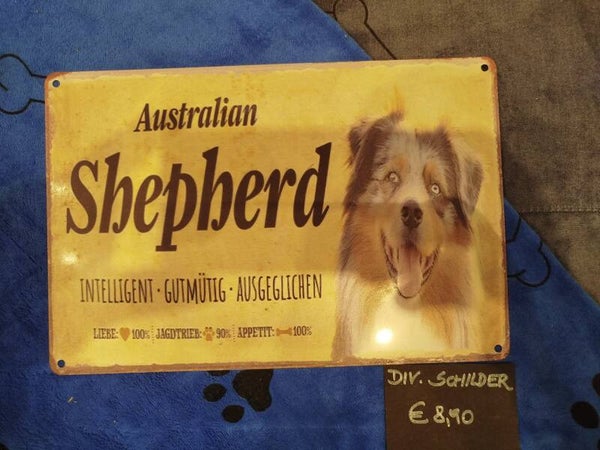 Alu Schild Australien