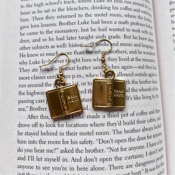 Oorbellen ‘Book Worm’