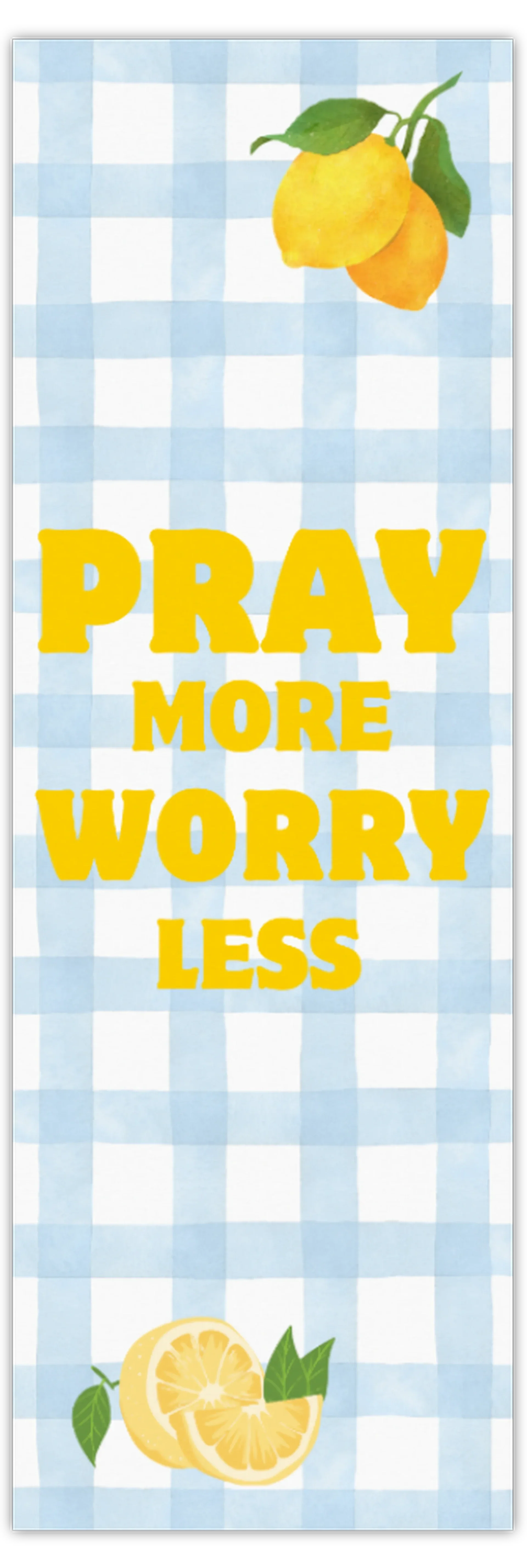 Boekenlegger ‘Pray more, worry less’