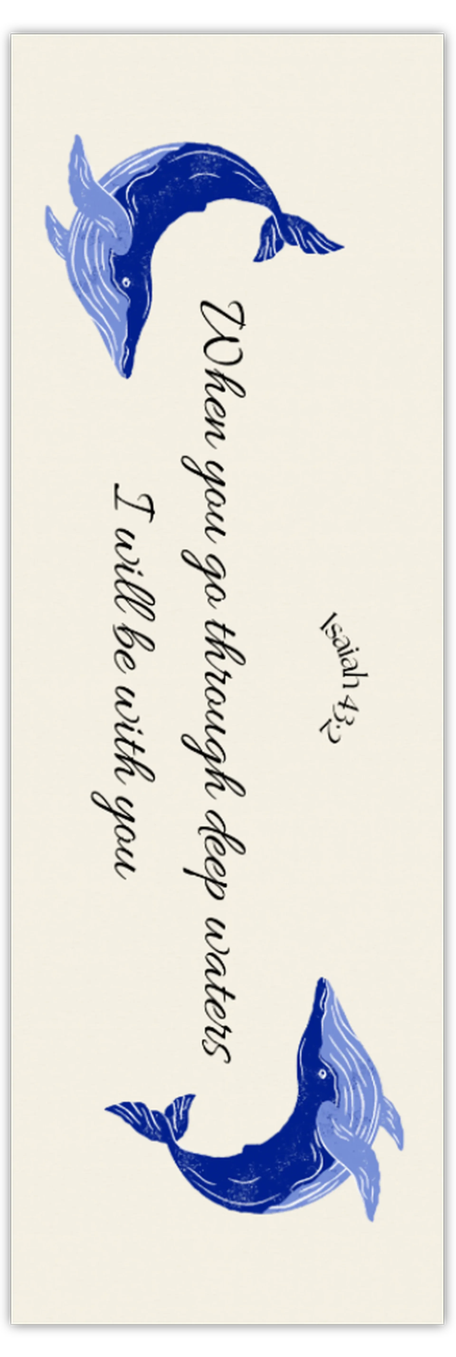 Boekenlegger ‘Isaiah 43:2’