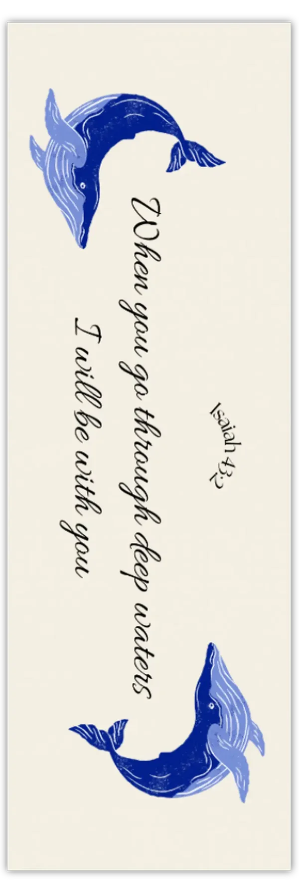 Boekenlegger ‘Isaiah 43:2’