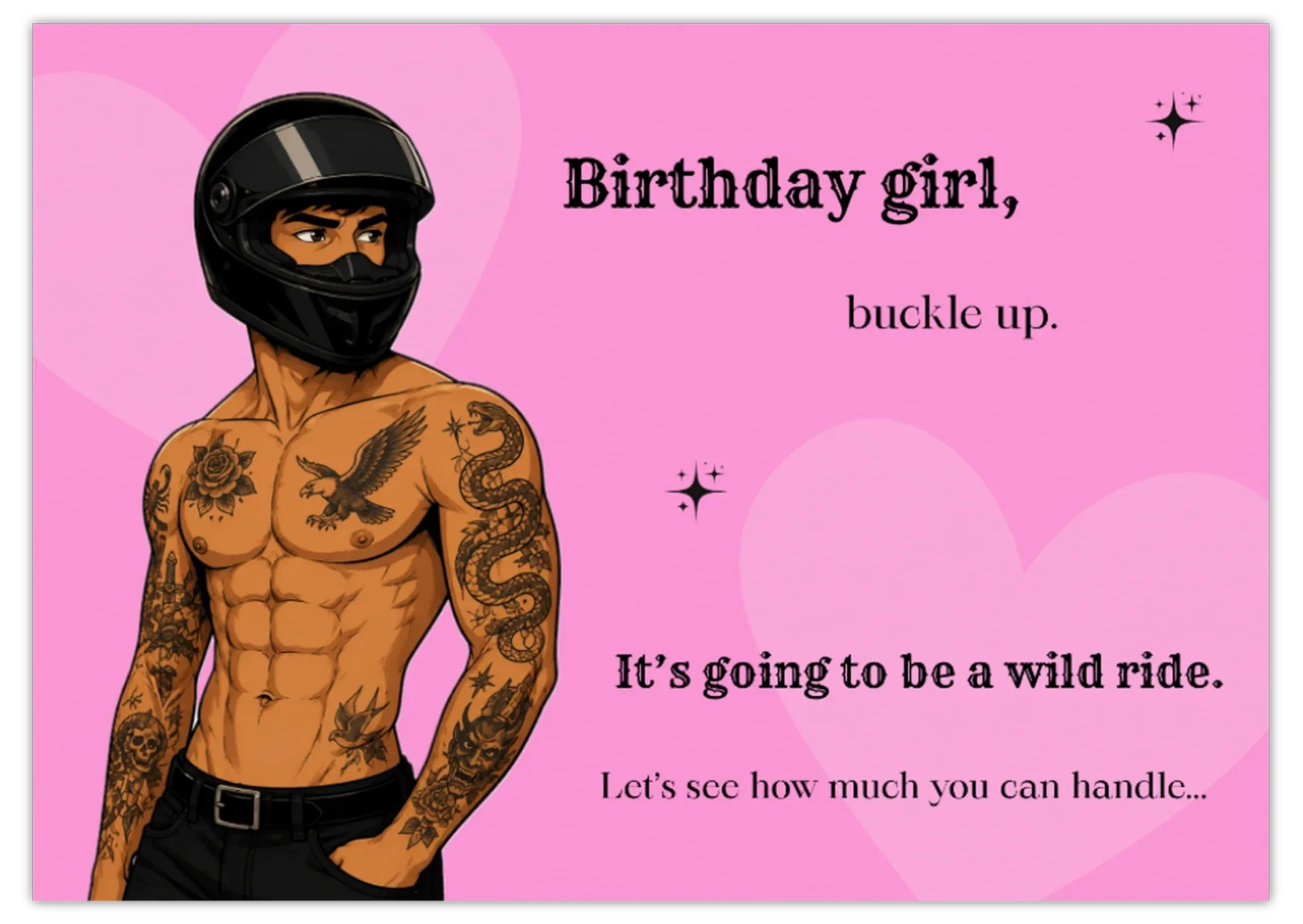 Postcard ‘Birthday girl’