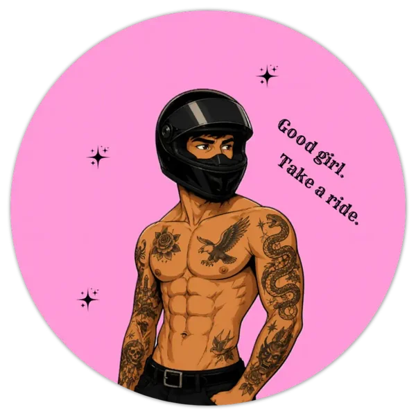 Sticker ‘Good girl. Take a ride.’