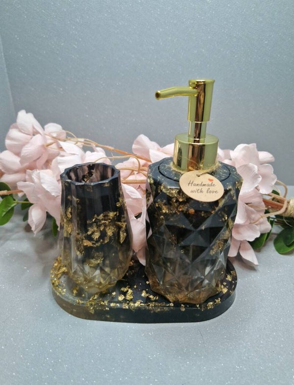 handzeep pompje/ tandenborstel houder