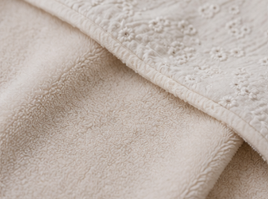 Deken Embroidery x Bamboe Badstof
