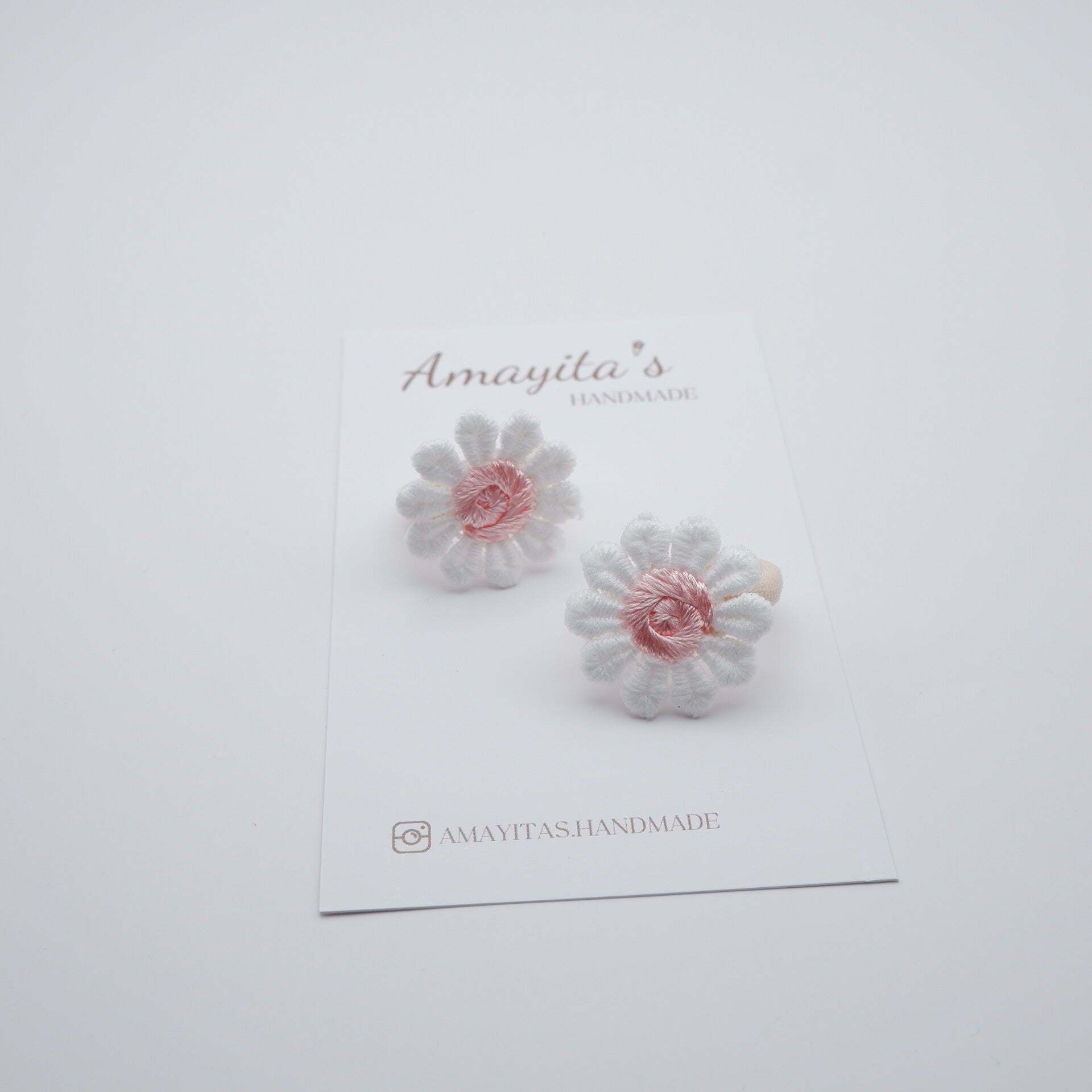 Elastiekjes klein | madelief roze