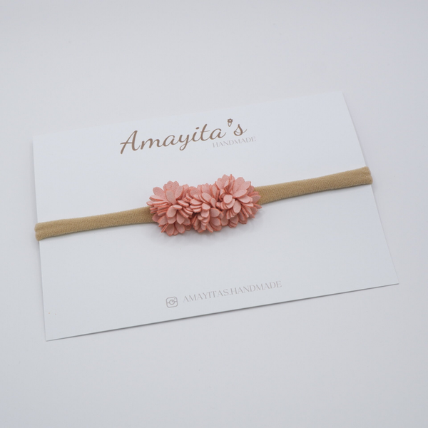 Pompom bloem oudroze