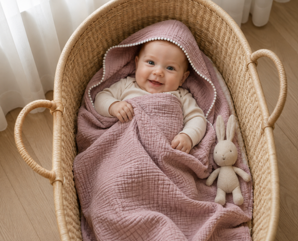 Omslagdoek Dusty Rose