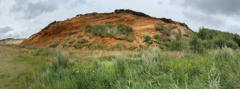 Rode cliff Morsum Sylt