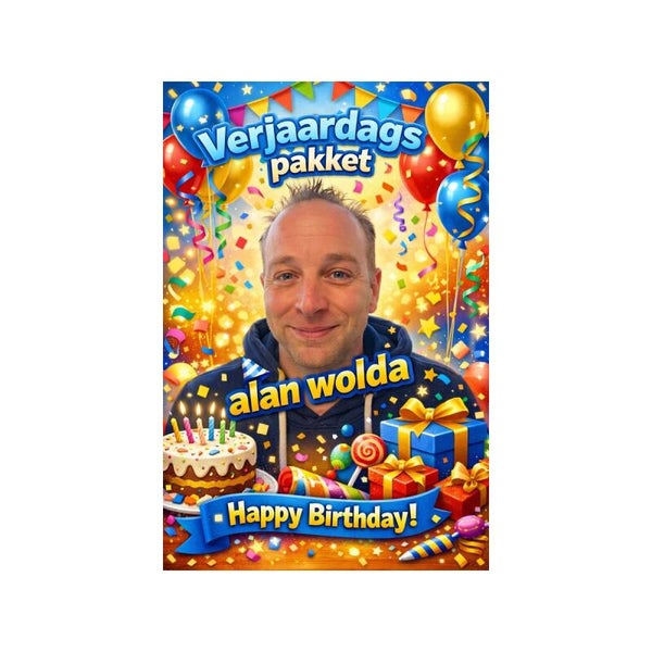 Alan Wolda Verjaardagspakket – Official Fan Edition 🎉 | Limited Edition