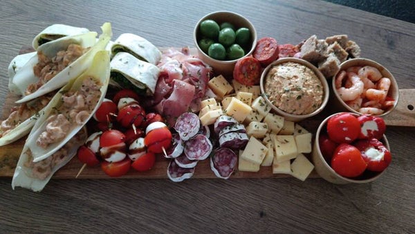 Pittige tapasplank