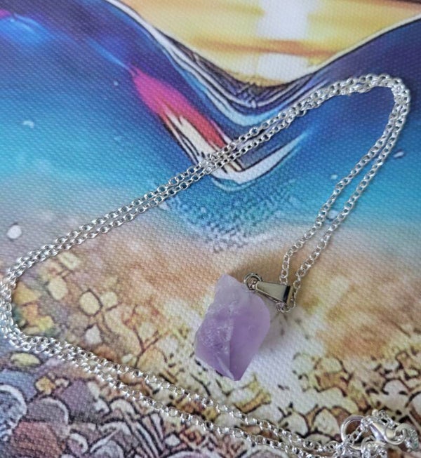 Amethyst Crystal Necklace