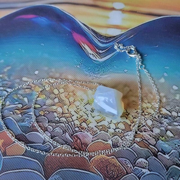 Blue/white  Opalite Crystal