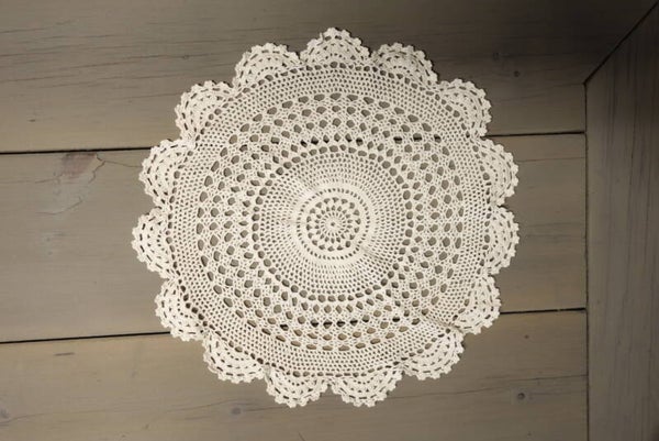 Dessous en dentelle blanc