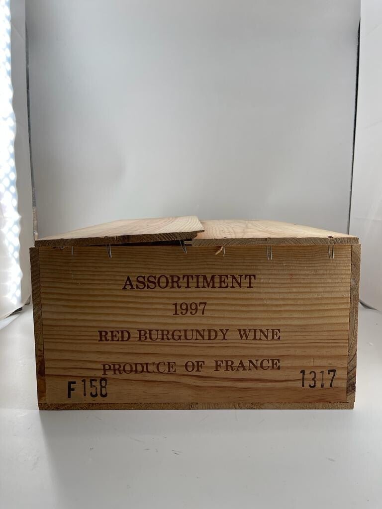 Caisse 12 bouteilles assortiment DRC 1997