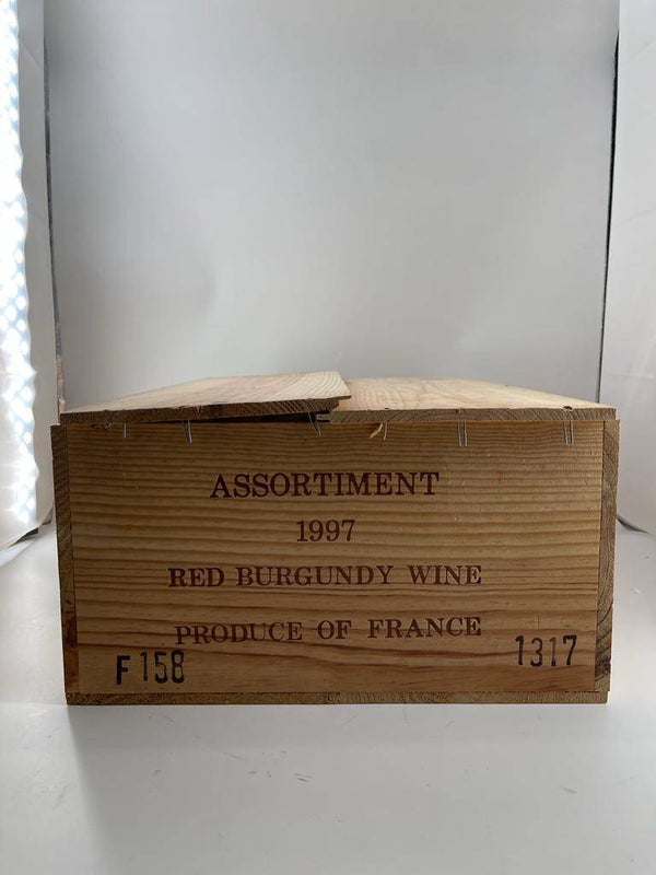 Caisse 12 bouteilles assortiment DRC 1997