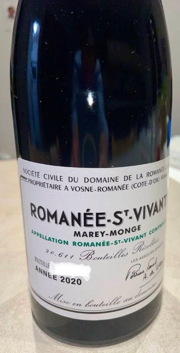 Romanée saint vivant domaine de la romanée conti