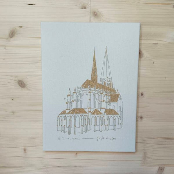 Cadre 30x40 - Trinité -  Or