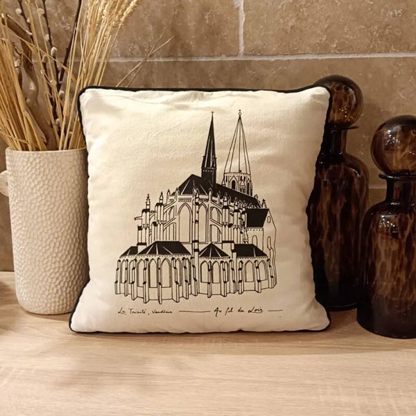 Coussin 40x40 - Trinité - Noir