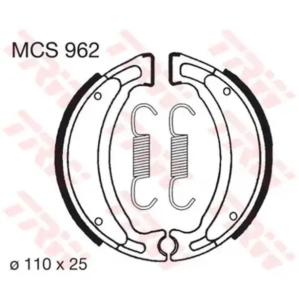 Bremsbackensatz vorne Yamaha YFM 125 Grizzly
