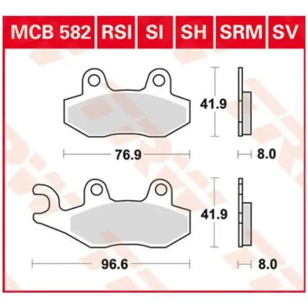 Bremsbeläge Satz vorne links Yamaha YFM 700 Raptor