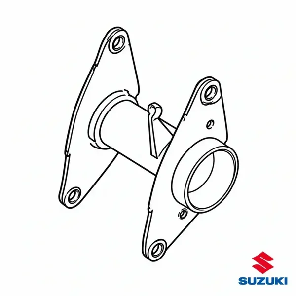 Original (OEM) Hinterachslagergehäuse Suzuki LT-Z 50 Quadsport