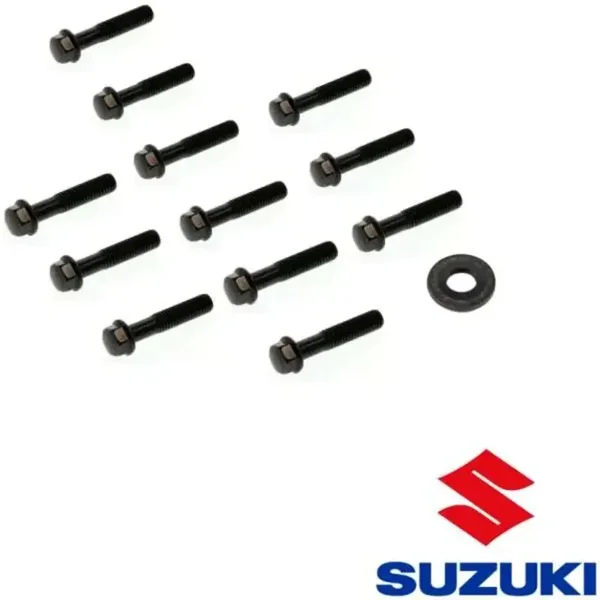 Original (OEM) Kupplungsdeckel Schraubensatz Suzuki LT-Z 400 Quadsport