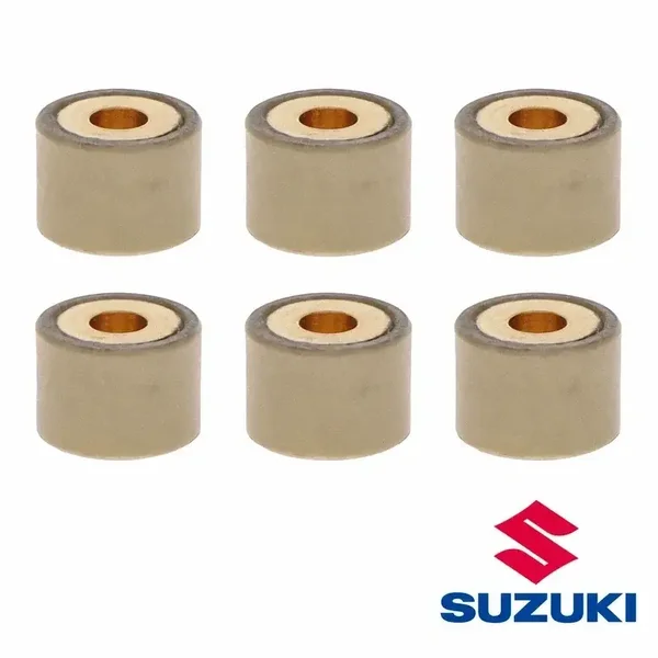 Original (OEM) Variomatikrollensatz (6 Stück) Suzuki LT-Z 50 Quadsport