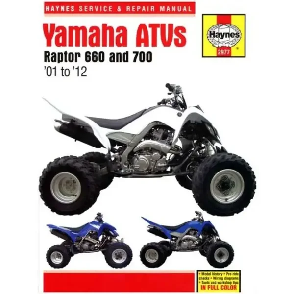 Werkstatthandbuch Yamaha YFM 660 Raptor