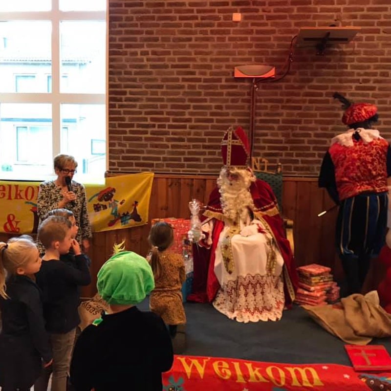 Alle kinderen hebben een parcours moeten afleggen en kregen daar iets lekkers voor