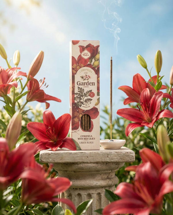 Wierook ‘Garden’. Citronella en Rode Lelie