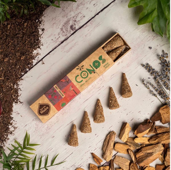 Wierookkegeltje met Palo Santo en Patchouli