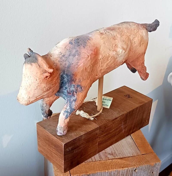Keramiek - stier - pitfire