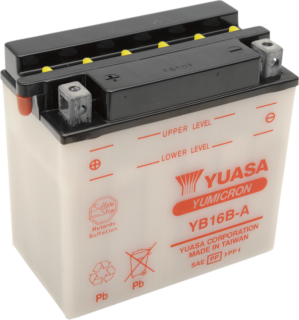 12V Battery / Accu YB16B-A(DC) - YUASA - A-Quality