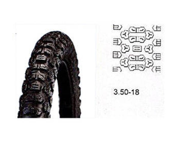 Tires 18 x 350 - TT Enduro Model