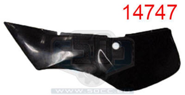 Suzuki TS50X Frame Cover Left Black (New)