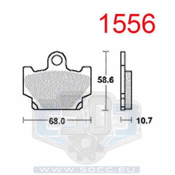 Yamaha Brake Pads / Remblok Set - RD80LC2/125/350