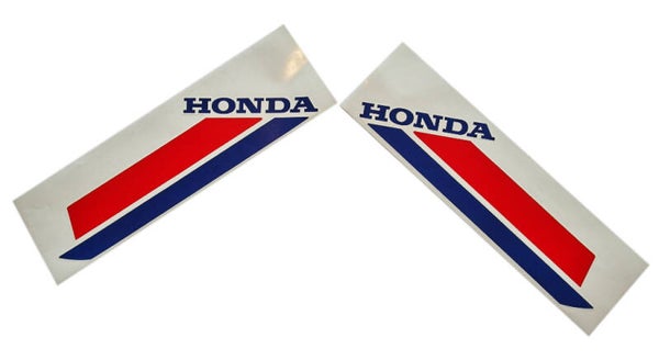 Honda Sticker Tank Set - Red/White/Blue - MT50 - 1979-1983