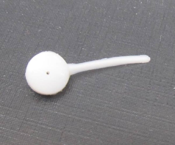 Naald teller plastic wit voor VDO klok tot 1972 naaldteller (09.21.01)