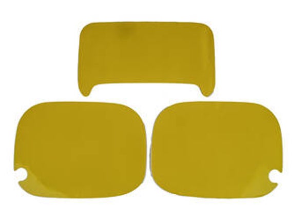 Honda Sticker Number Plate Set - MTX50 SH/ R - Yellow