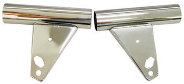 Zundapp Headlight Brackets - Koplampoor - Set - Chrome - 529/530