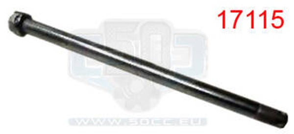 Front Axle / Voorwielas- Yamaha DT50MX - 439-25381-01