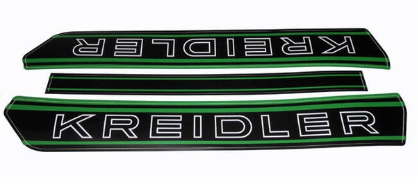 Kreidler Sticker Tanktransfer NT Zwart/Groen Set