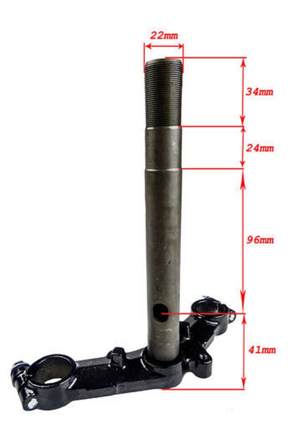 Honda Front Fork Stem  - Fork - Kroonstuk - MB5 / MB8 / MT5 / MT8